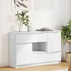 Kabalas su stalčių Balta 100 x 30 x 65,6 Apdirbta mediena