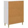 Kabalas Balta 66 x 34,5 x 90 cm Apdirbta mediena