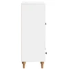 Kabalas su stalčių Balta 66 x 34,5 x 95 cm Apdirbta mediena
