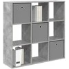 Kabalas su stalčių Betono pilka 102 x 31 x 99,5 cm
