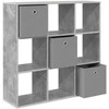 Kabalas su stalčių Betono pilka 102 x 31 x 99,5 cm