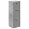Kabalas su stalčių Betono pilka 35 x 32 x 99,5 cm