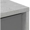 Kabalas su stalčių Betono pilka 35 x 32 x 99,5 cm