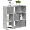 Kabalas su stalčių Betono pilka 73,5 x 24 x 69,5 cm