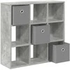 Kabalas su stalčių Betono pilka 73,5 x 24 x 69,5 cm