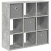 Kabalas su stalčių Betono pilka 73,5 x 24 x 69,5 cm