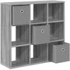 Kabalas su stalčių Pilkas Sonoma 73,5 x 24 x 69,5 cm