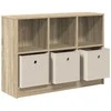 Kabalas su stalčių Sonoma ąžuolas 88,5 x 27,5 x 63,5 cm