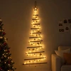 Kabančios Kalėdų eglutės su žaisliukais 150 cm 80 LED