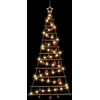 Kabančios Kalėdų eglutės su žaisliukais 150 cm 80 LED