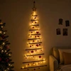 Kabančios Kalėdų eglutės su žaisliukais 150 cm 80 LED