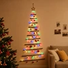 Kabančios Kalėdų eglutės su žaisliukais 150 cm 80 LED
