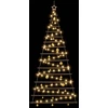 Kabančios Kalėdų eglutės su žaisliukais 210 cm 130 LED