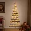 Kabančios Kalėdų eglutės su žaisliukais 150 cm 80 LED