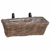Kabantis gėlių krepšys 2 pcs Ruda 48 x 22 x 15 cm Lacak vytelių