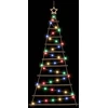 Kabantis Kalėdų medis 150 cm 80 LED Įvairių spalvų