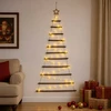 Kabantis Kalėdų medis 150 cm 80 LED Šilta balta