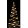 Kabantis Kalėdų medis 210 cm 130 LED Šilta balta