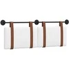 Kabantysis galvūgalis Baltas 150 x 55 x 5 cm Antikinis PU