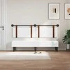 Kabantysis galvūgalis Baltas 190 x 55 x 5 cm Antikinis PU