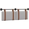 Kabantysis galvūgalis Debesų pilka 150 x 55 x 5 cm Antikinis PU