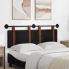 Kabantysis galvūgalis Juodas 130 x 55 x 5 cm Antikinis PU