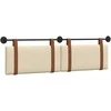 Kabantysis galvūgalis Kreminė 190 x 55 x 5 cm Antikinis PU