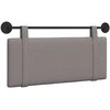 Pakabinamas lovos galvūgalis Taupe audinys