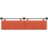 Pakabinamas lovos galvūgalis Raudona oranžinė