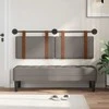 Kabantysis galvūgalis Taupe 150 x 55 x 5 cm Antikinis PU