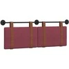 Kabantysis galvūgalis Vyno raudona 150 x 55 x 5 cm Antikinis PU