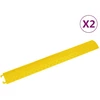 Kabelių apsaugos, 2vnt., geltonos spalvos, 98,5cm