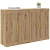Prikabinama spinta 2 pcs Amatininkų ąžuolas 69,5 x 34 x 90 cm