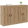 Prikabinama spinta 2 pcs Amatininkų ąžuolas 69,5 x 34 x 90 cm