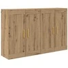 Prikabinama spinta 2 pcs Amatininkų ąžuolas 69,5 x 34 x 90 cm