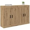 Prikabinama spinta 2 pcs Amatininkų ąžuolas 69,5 x 34 x 90 cm