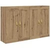 Prikabinama spinta 2 pcs Amatininkų ąžuolas 69,5 x 34 x 90 cm