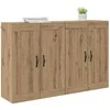 Prikabinama spinta 2 pcs Amatininkų ąžuolas 69,5 x 34 x 90 cm
