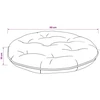 Kaboji pagalvė VIANEN 100% poliesteris Kreminė Ø 60 x 10 cm