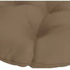 Kaboji pagalvė VIANEN 100% poliesteris Taupe Ø 60 x 10 cm