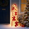 Kalėdinė dekoracija dovanų dėžutė 5 vnt. 125 LED Šilta balta