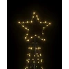 Kalėdinė eglutė, šiltai balta, 500 LED, 100x300 cm