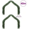Kalėdinė girlanda 2 pcs Žalia 20 m PVC