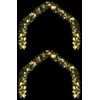 Kalėdinė girlanda 2 vnt. 600 LED Žalia 20 m PVC