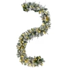 Kalėdinė girlanda Žalia ir balta 270 cm PVC ir PE 50 LED