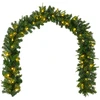 Kalėdinė girlanda Žalia 270 cm PVC ir PE 50 LED