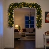 Kalėdinė girlanda Žalia 270 cm PVC ir PE 50 LED