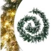 Kalėdinė girlianda su LED lemputėmis, žalia, 5,2m, PVC