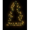 Kalėdinė šviečianti dekoracija eglutė su smaigais, 80LED, 60cm