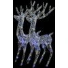 Kalėdinės dekoracijos elniai, 2vnt., 180cm, akrilas, 250 LED